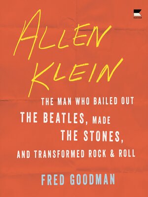 cover image of Allen Klein